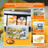 RB2-4 Tabletop Stainless Steel Double-Layer 4-Tray Food Warming Cabinet & Heated Holding Station TENSHINE