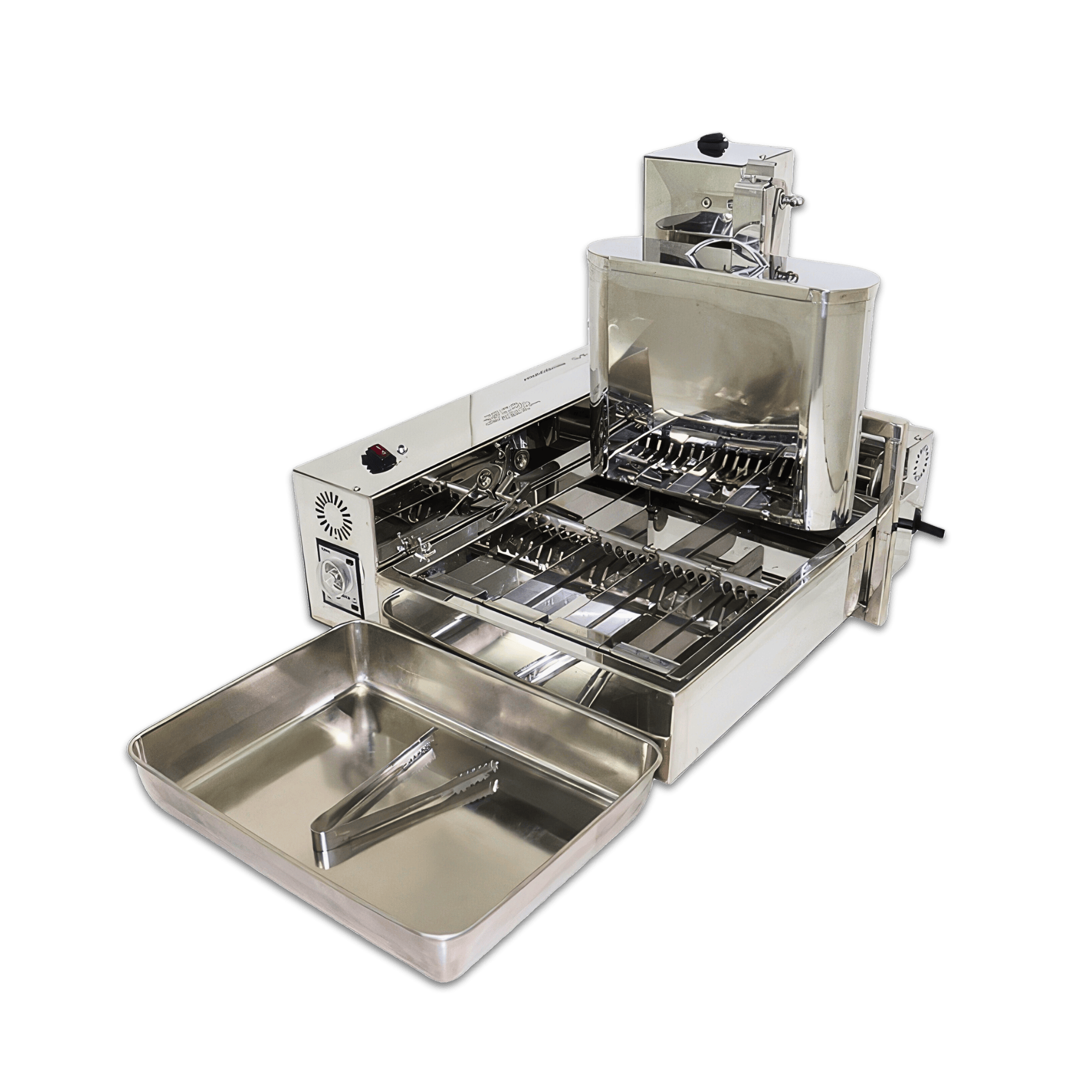 4 Row Auto Doughnut Maker with Mechanical Control Panel  Adjustable Thickness Fryer LBD-4 TENSHINE