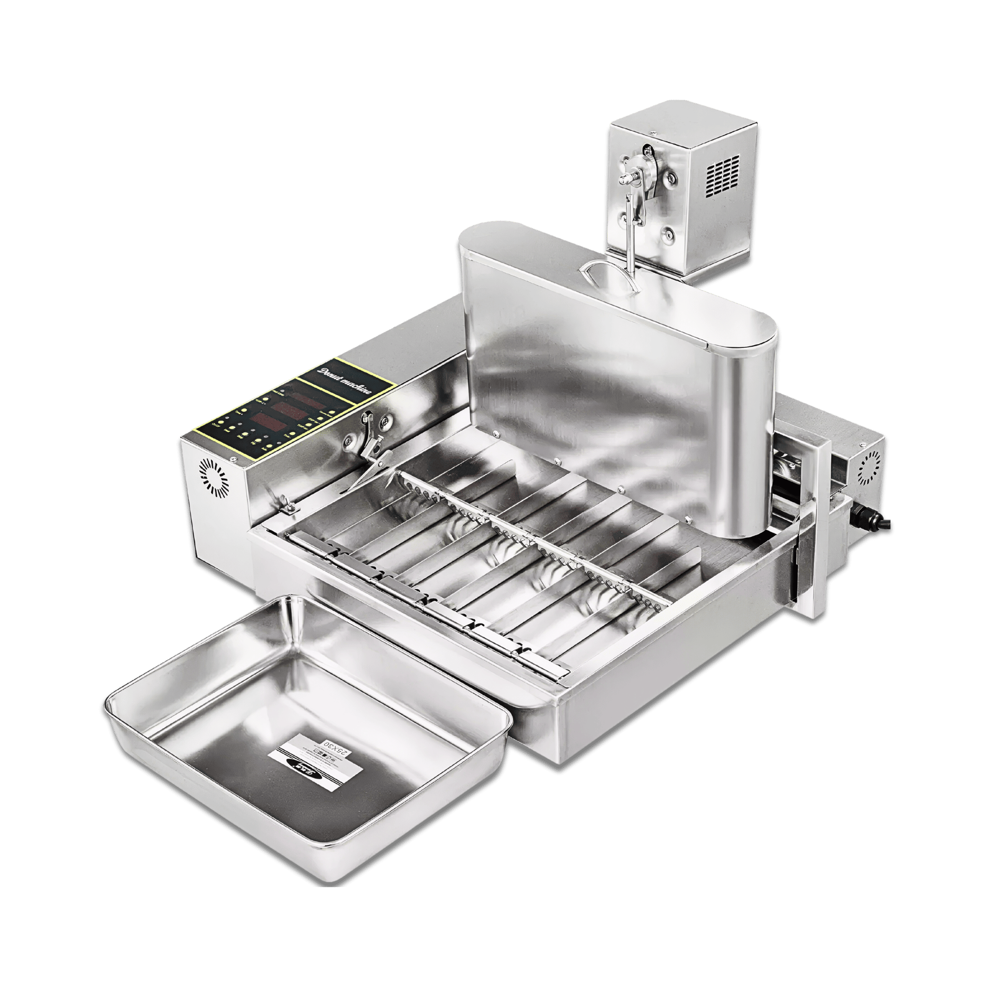 6 Rows Auto Doughnut Maker Intelligent Control Panel Adjustable Thickness Donuts Fryer LBD-6 TENSHINE