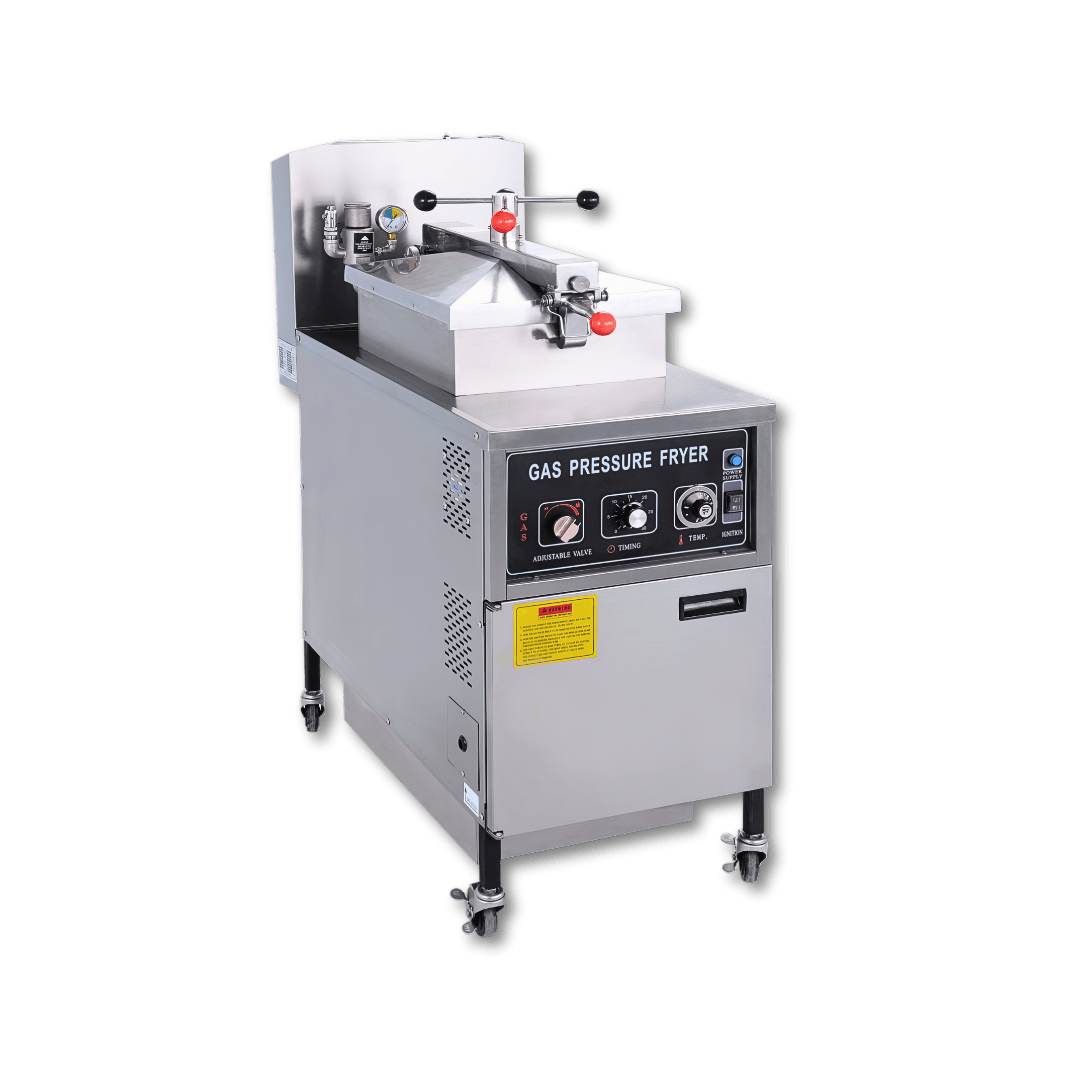 PFG25 Mechanical Control Panel Gas Pressure Fryer 88000btu 55lb/25L TENSHINE