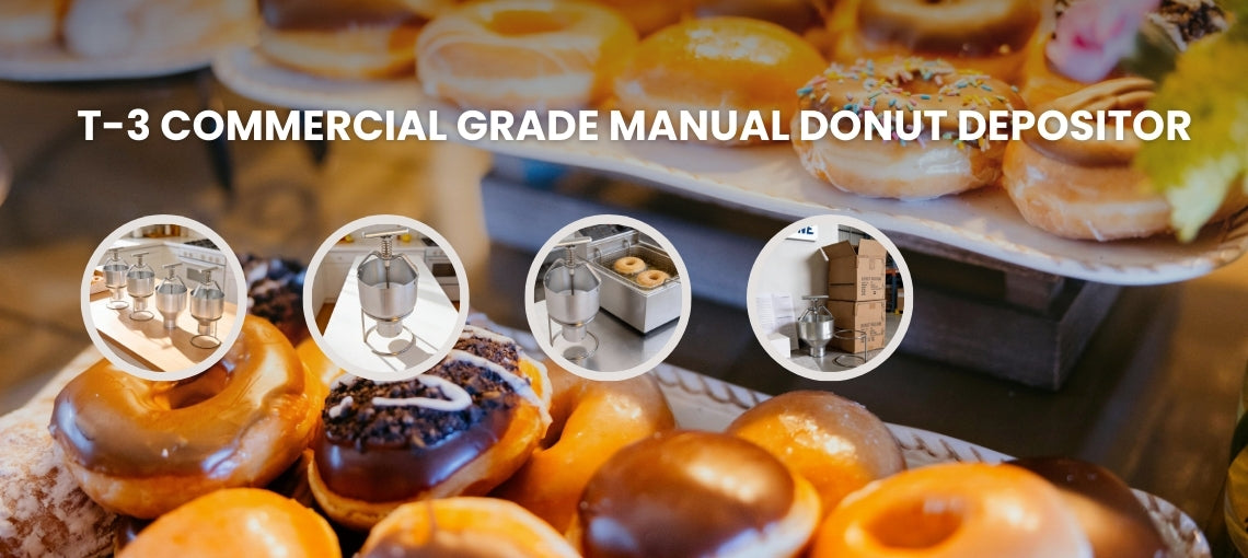 T-3 commercial grade manual donut depositor usage scenarios for food trucks and bakeries
