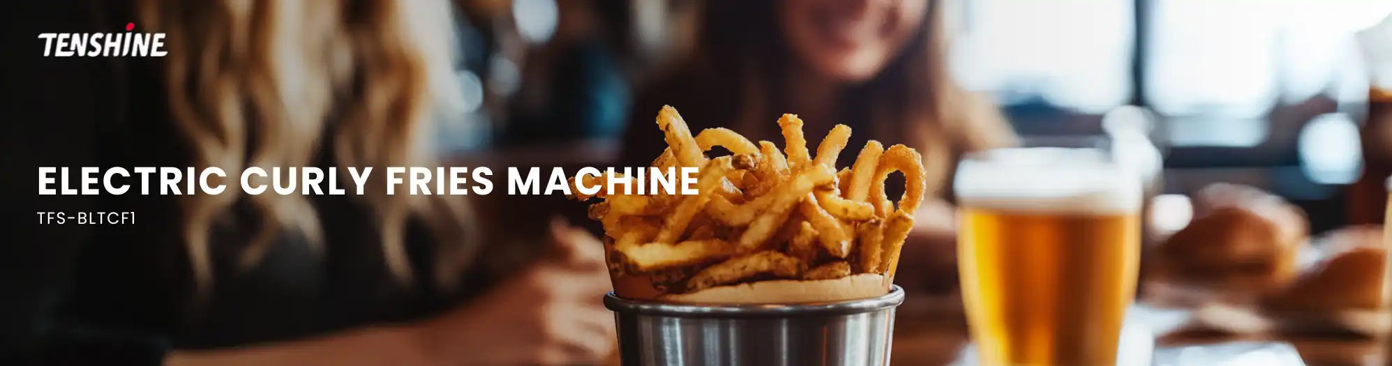 Tenshine brand, a trusted manufacturer of the high-quality commercial spiral potato cutter and professional food service equipment.