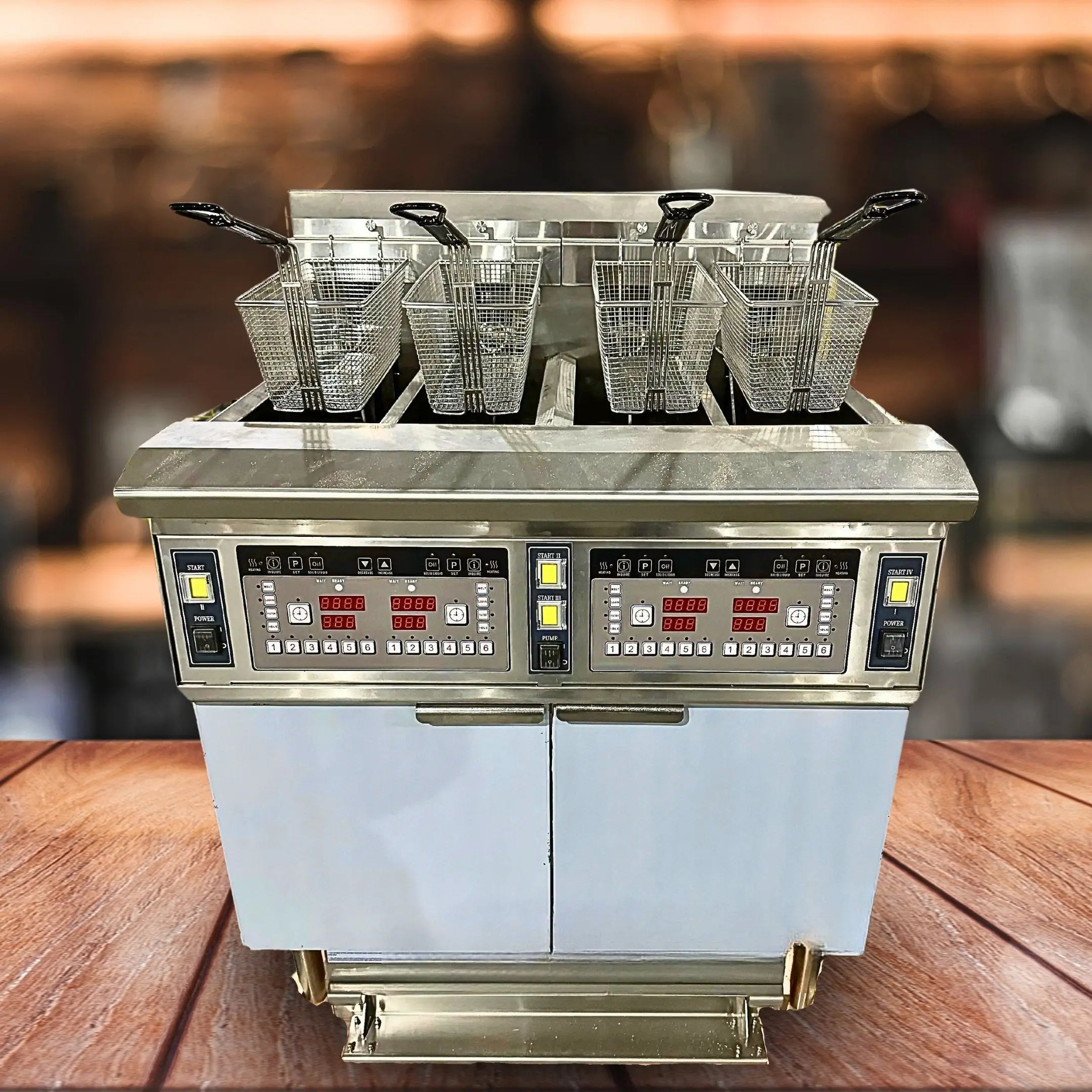 4-Tank Split Pot Electric Deep Fryers - Tenshine Foodservice Solutions