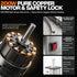 200W 200 RPM pure copper motor and lid-open auto power-off safety switch on heavy duty french fry cutter