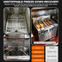 28kW high-wattage electric commercial fryer for fast freeze-down recovery.