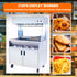 Commercial McDonald's-Style Stainless Steel Floor-Standing Fry Dump Station & Fried Food Warmer FCW-10