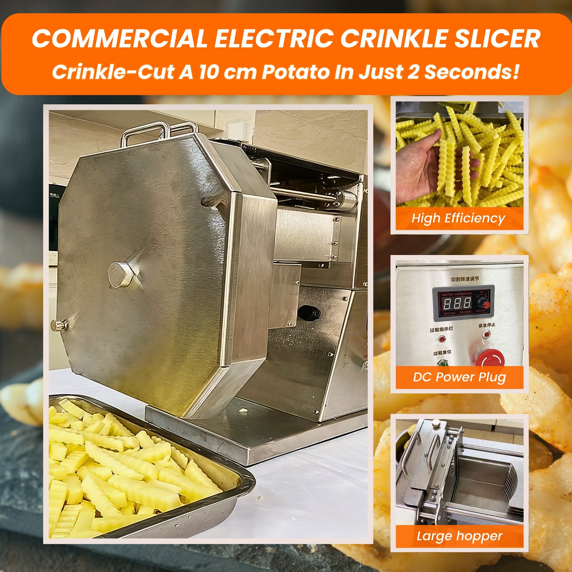 Crinkle Cutting Machine ECS-4