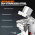 Upgraded 304 stainless steel vegetable chopper food contact zones and heavy-duty 201 SS base on TS-L6538