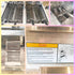 Collage displaying the heavy-duty components of the TS-EF226 4 basket commercial fryer, highlighting the independent dual vats and sturdy 304 stainless steel construction.