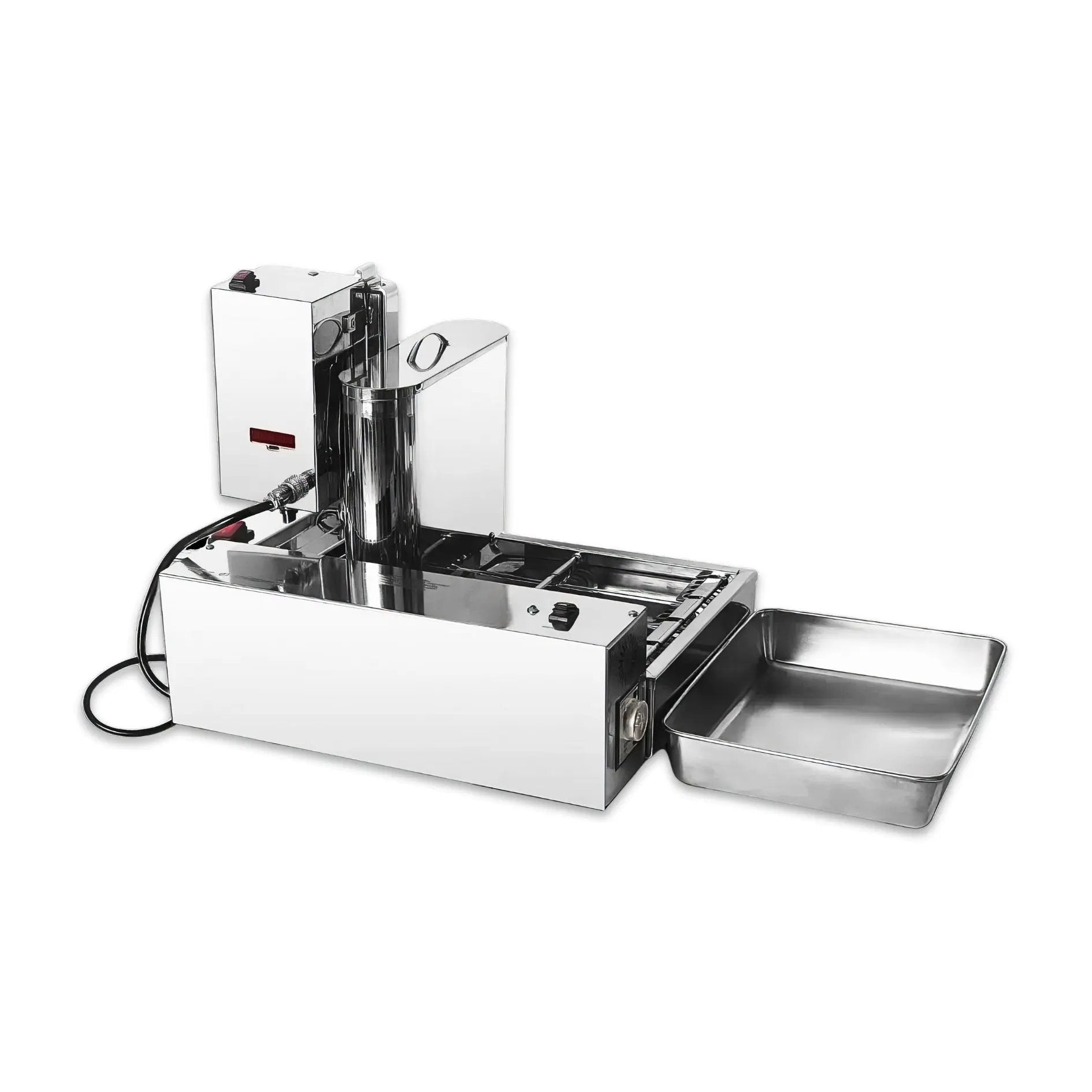 4 Row Auto Doughnut Maker with Mechanical Control Panel Adjustable Thickness Fryer LBD - 4Auto Doughnut Maker