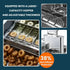 4 Row Auto Doughnut Maker with Mechanical Control Panel Adjustable Thickness Fryer LBD - 4Auto Doughnut Maker
