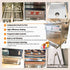 4 - Tank Split Pot Electric Deep Fryers with Lifts Heating Elements and Oil Filtration System OFE - 4134 - Tank Split Pot Electric Deep Fryers