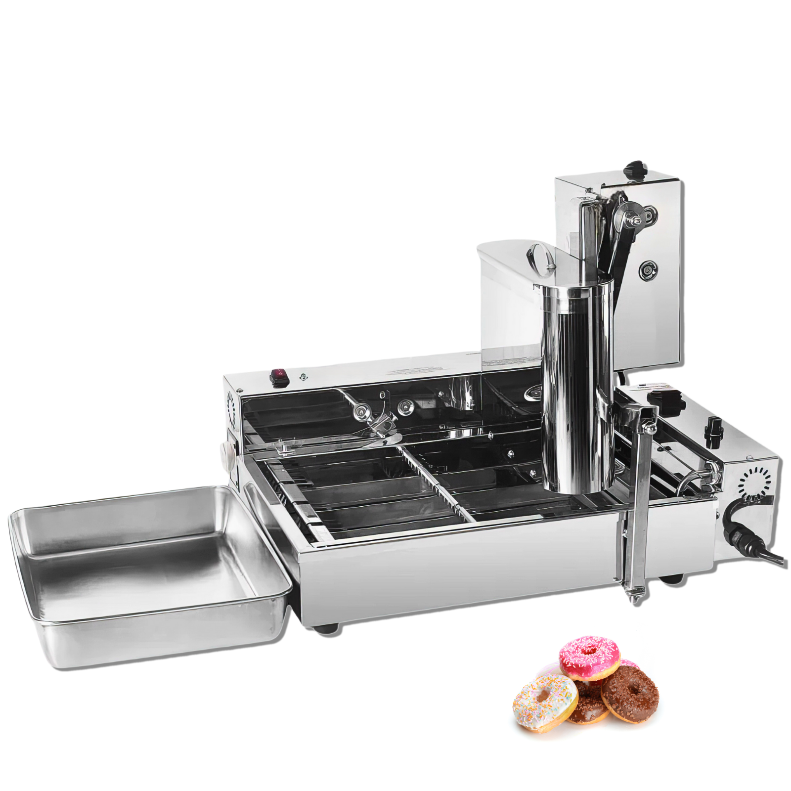 Tenshine LBD-4 mechanical 4-row automatic mini donut robot with manual knob control