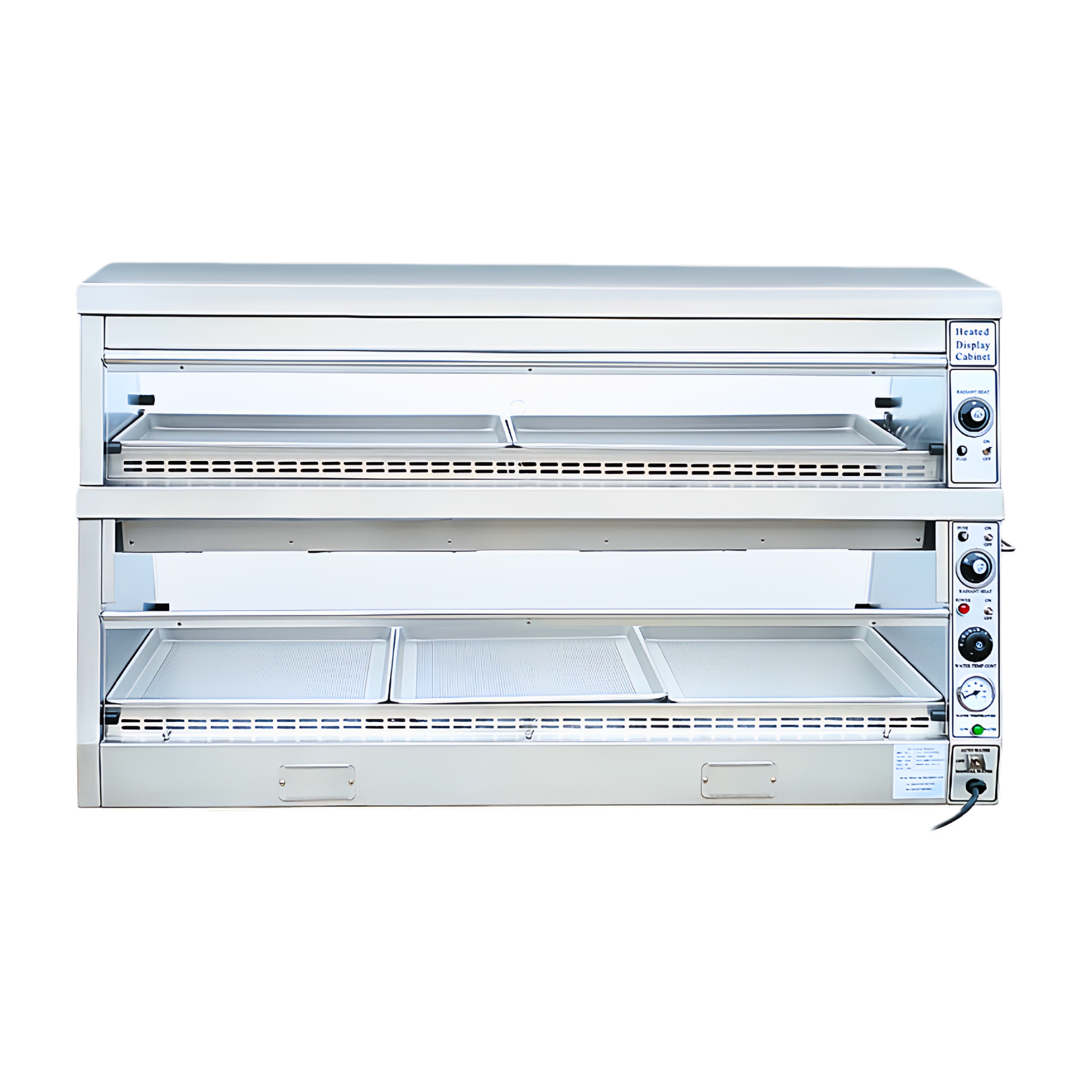 Commercial KFC-Style Food Display Warm Cabinet with Moisture Control and 5-Tray 2-Layer Design HCW-5