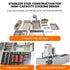 4 Row Auto Doughnut Maker with Intelligent Control Panel Adjustable Thickness Fryer LBD-4U