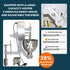 Double Row 3 Donut Moulds Auto Donut Maker with Smart Control Panel T-100S