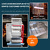 Automatic Charcoal Rotisserie Chicken Oven for Roasting 24 Butterfly Chickens TFS - 24CCharcoal Rotisserie Chicken Oven