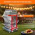Automatic Charcoal Rotisserie Chicken Oven for Roasting 24 Butterfly Chickens TFS - 24CCharcoal Rotisserie Chicken Oven