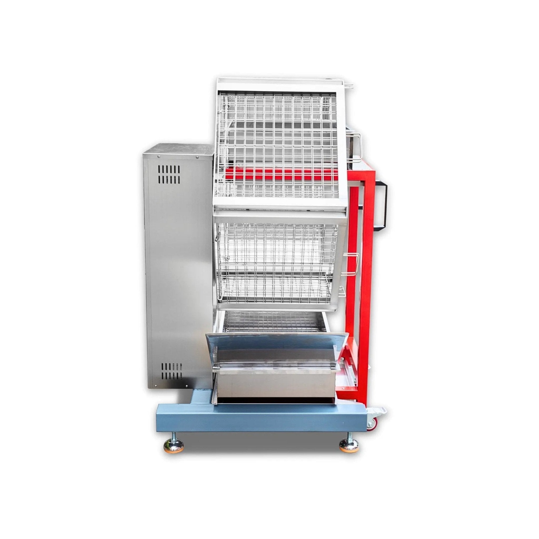 Automatic Charcoal Rotisserie Chicken Oven for Roasting 24 Butterfly Chickens TFS - 24CCharcoal Rotisserie Chicken Oven