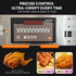 TENSHINE Commercial Auto-Lift Pressure Fryer Pressure Deep Fryer with Automatic Oil Filtration PFE-H1800