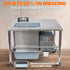 Save 25-50% on breading costs with the Tenshine BT-1E chicken breading station, now upgraded with a lighter food-grade plastic tub.