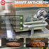 Smart pneumatic anti-crush system on the commercial clamshell grill to retain burger juice and perfect thickness.