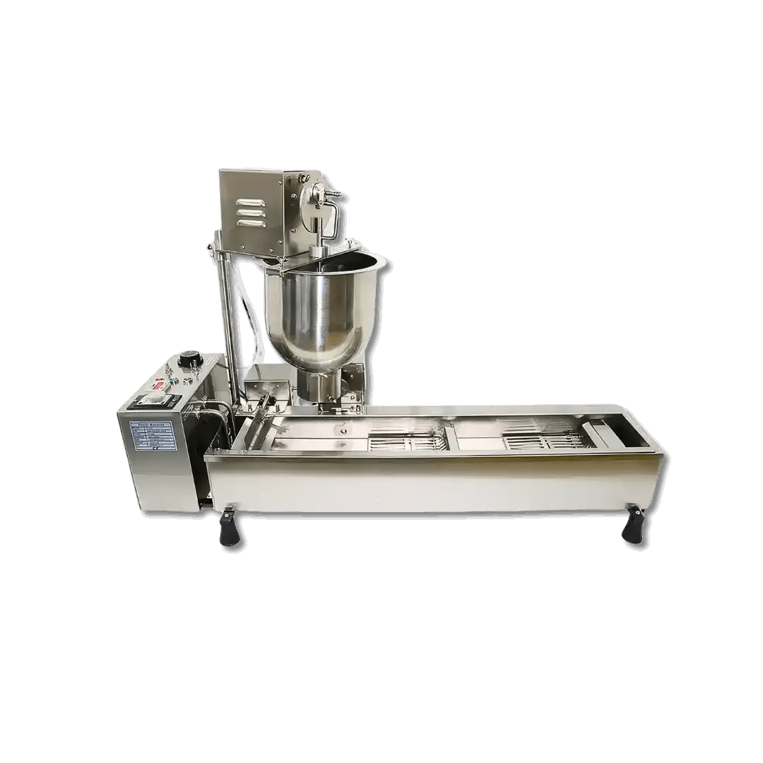 Commercial Automatic Donut Maker Machine | Single Row Doughnut Fryer | 7L Hopper | 3 Mold Sizes | T - 101Auto Doughnut Maker