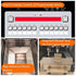 Built-in commercial deep fryer oil filter machine and filtration system for extending oil life by 50%.