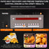 12-key programmable digital control panel of the TS-EF301 commercial electric fryer.