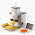 Tenshine TS-L6538 commercial electric vegetable dicer and crinkle cut french fry cutter with 8mm dicing grid
