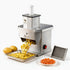 Tenshine TS-L6538 commercial electric vegetable dicer and crinkle cut french fry cutter with 8mm dicing grid