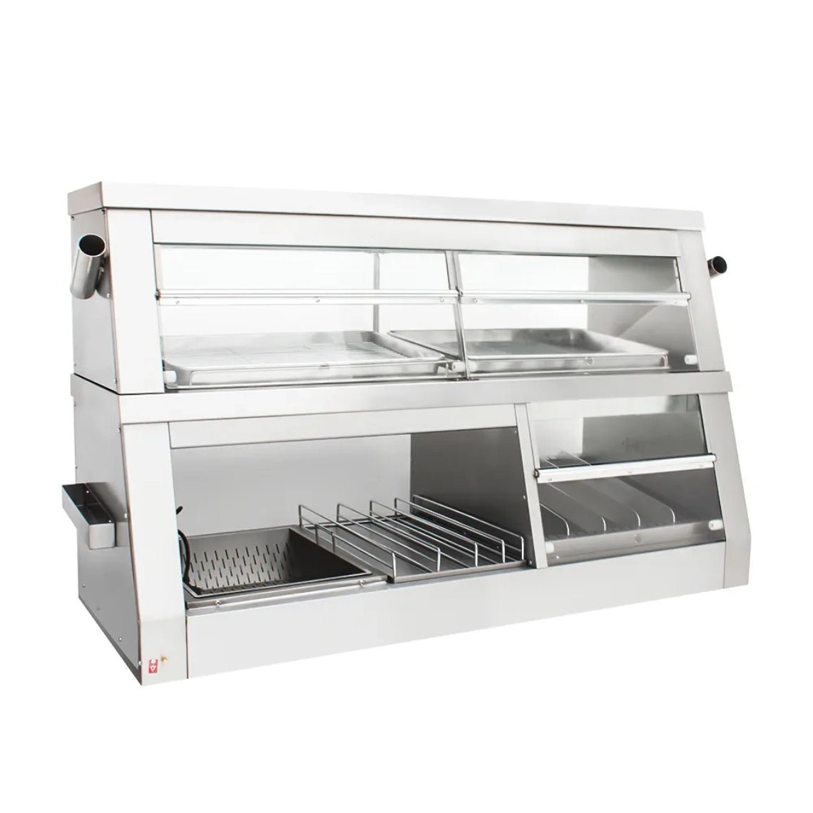 Heavy-duty commercial food warmer cabinet TS-HCD3 with stainless steel construction for high-volume QSRs.