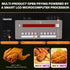 Multi-product open frying powered by a smart LCD microcomputer processor on the Tenshine TS-GF322 commercial gas fryer.