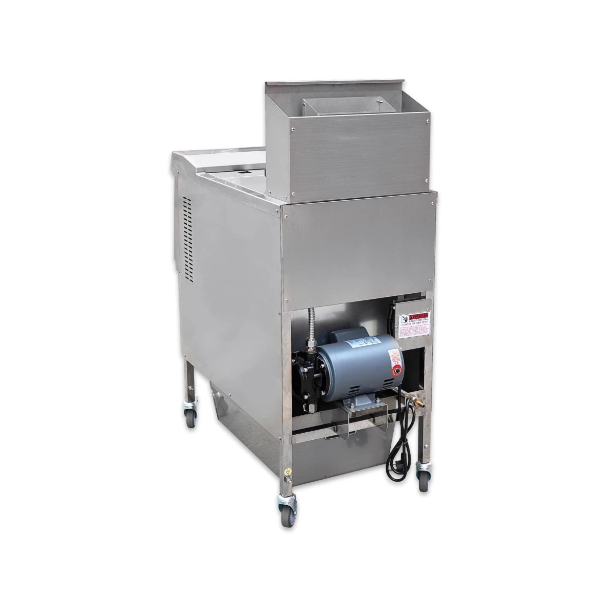 Back view of the TS-GF301 commercial gas fryer showing heavy-duty construction.