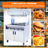 Commercial McDonald's - Style Stainless Steel Floor - Standing Fry Dump Station & Fried Food Warmer FCW - 10Fry Dump Station
