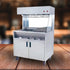 Commercial McDonald's - Style Stainless Steel Floor - Standing Fry Dump Station & Fried Food Warmer FCW - 10Fry Dump Station