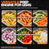 3/8 and 1/2 inch crinkle fries and 5/16 inch 8mm diced onions and peppers from commercial onion chopper