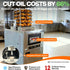 Extend oil life up to 21 days with the Tenshine commercial pressure fryer for chicken