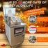 Commercial pressure fryer with a built-in oil filtration system, designed to extend oil life by up to 4 times. Features a programmable control panel, rectangular automatic lift lid, and energy-saving benefits, making it perfect for high-volume frying and commercial kitchens.