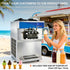 High capacity 40L/H commercial twin-twist soft serve ice cream machine TFS-236T for food trucks and cafes. Máquina de helado suave comercial.
