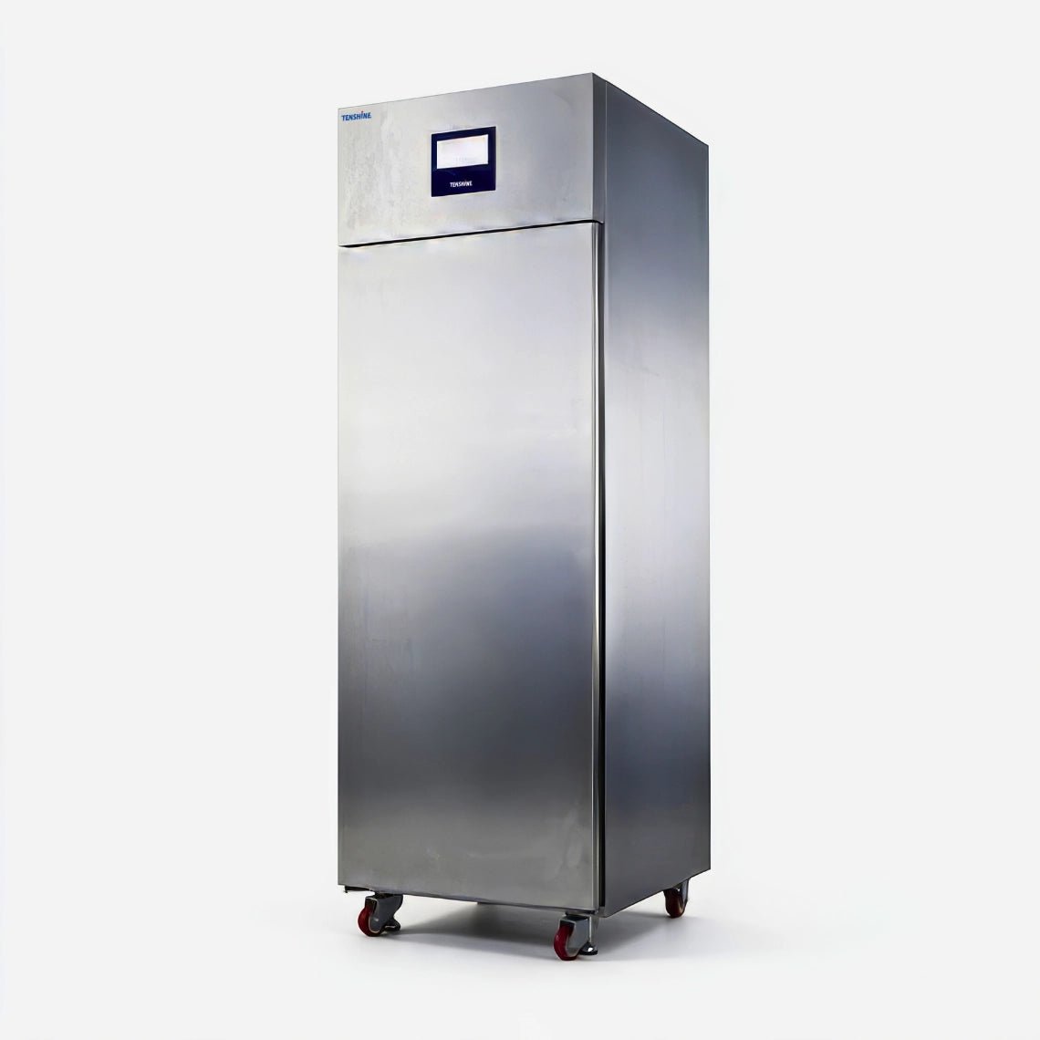 Tenshine TFS-JD2 commercial thawing cabinet and meat defroster, featuring a heavy-duty 304 stainless steel exterior and smart touchscreen.