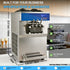 The small commercial soft serve ice cream machine fits perfectly on standard cafe counters, saving valuable floor space.