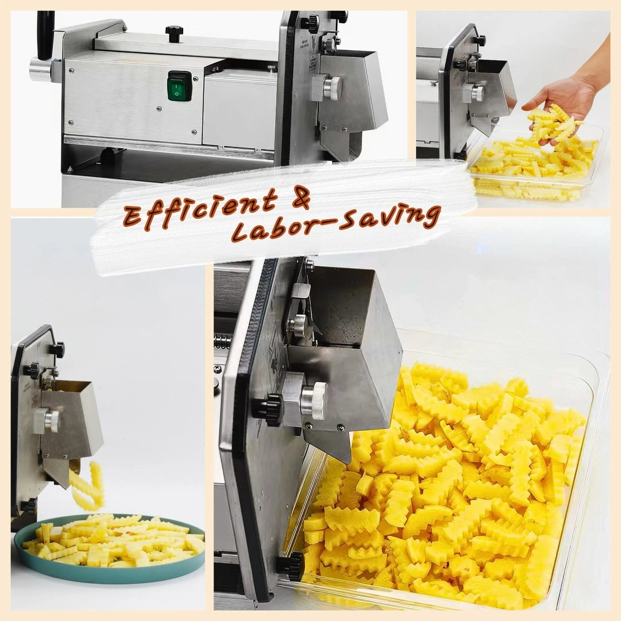 Crinkle - Cut French Fry Cutter TFS - K3Crinkle - Cut French Fry Cutter