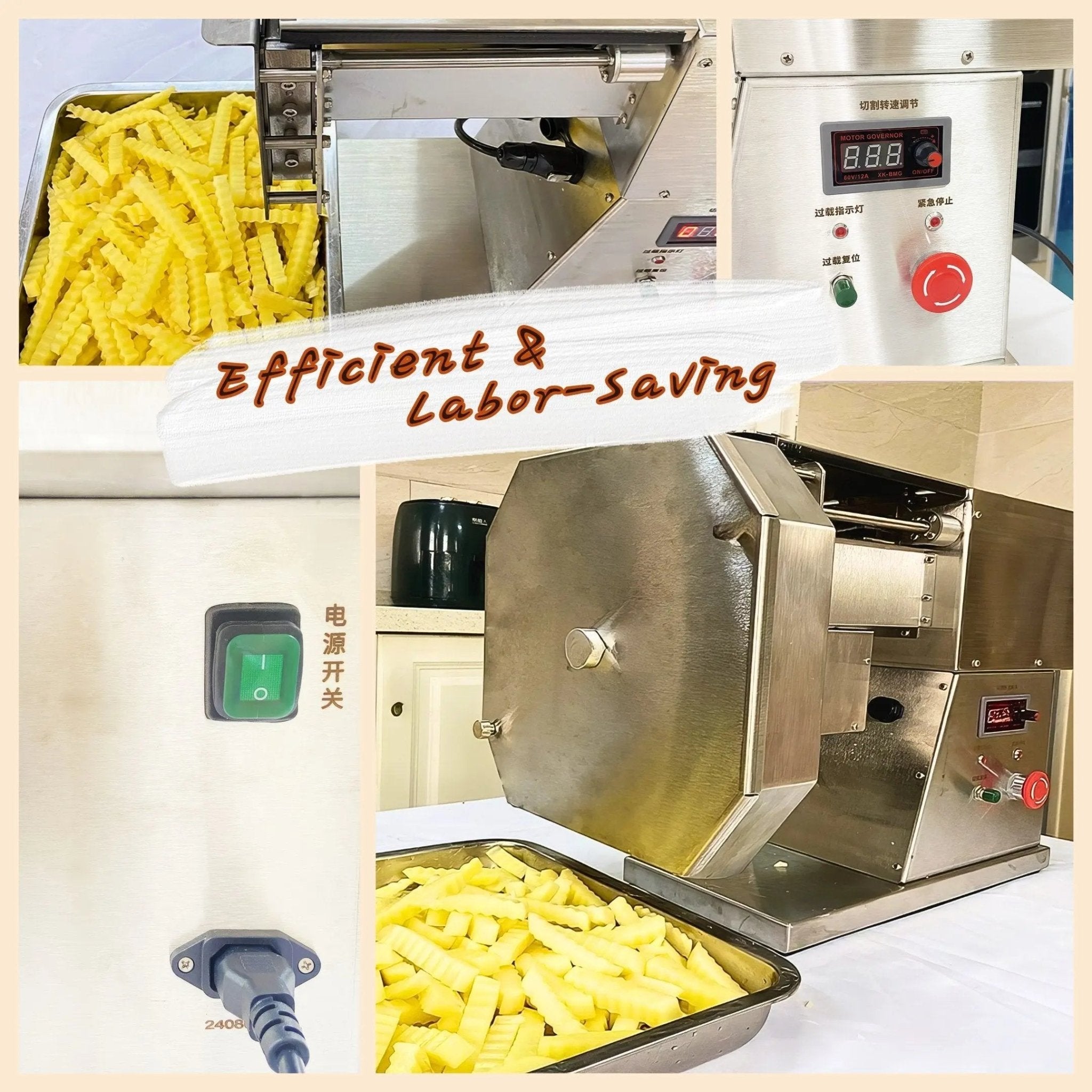 Crinkle Cutting Machine ECS - 4Automatic Crinkle Cutting Machine