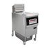 Left side profile of the TS-GF301 single vat deep fryer commercial model.