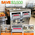 Tenshine TS-GF322 double gas fryer featuring independent heating zones and automated filtration to save labor costs.