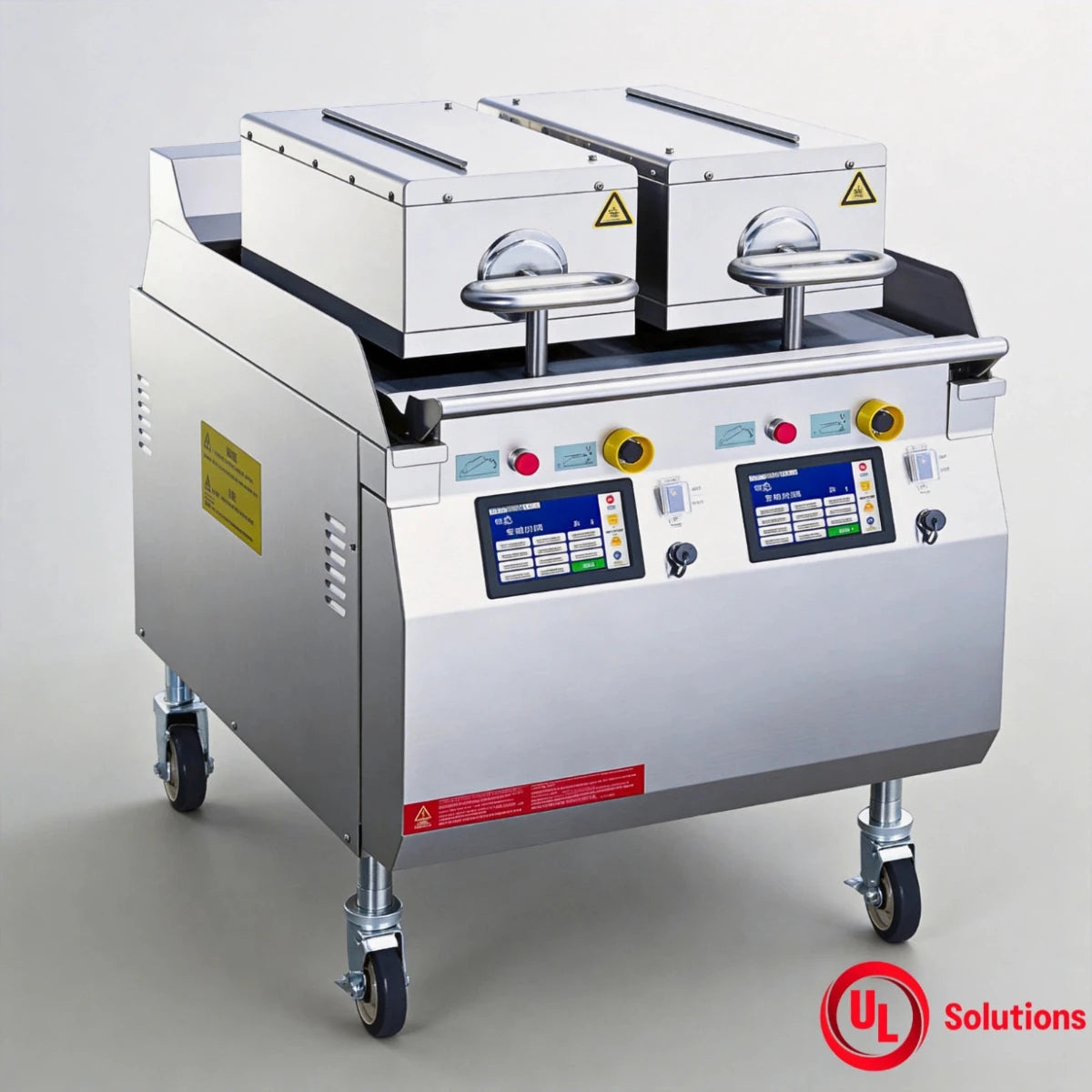 TS-CG2 double zone commercial burger grill machine, 208V plug and play double sided electric griddle for mid-sized restaurants.