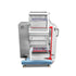 Angled view of the heavy-duty charcoal rotisserie grill commercial unit and gas oven, designed for high-volume restaurant kitchens.