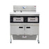 Dual Tank Electric Open Deep Fryer with Oil Filtration System and Programmable Controls OFE - 302 - Dual Tank Open Deep Fryer