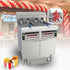 Dual Tank Split Pot Electric Deep Fryers with Oil Filtration System OFE - 226Dual Tank Open Deep Fryer